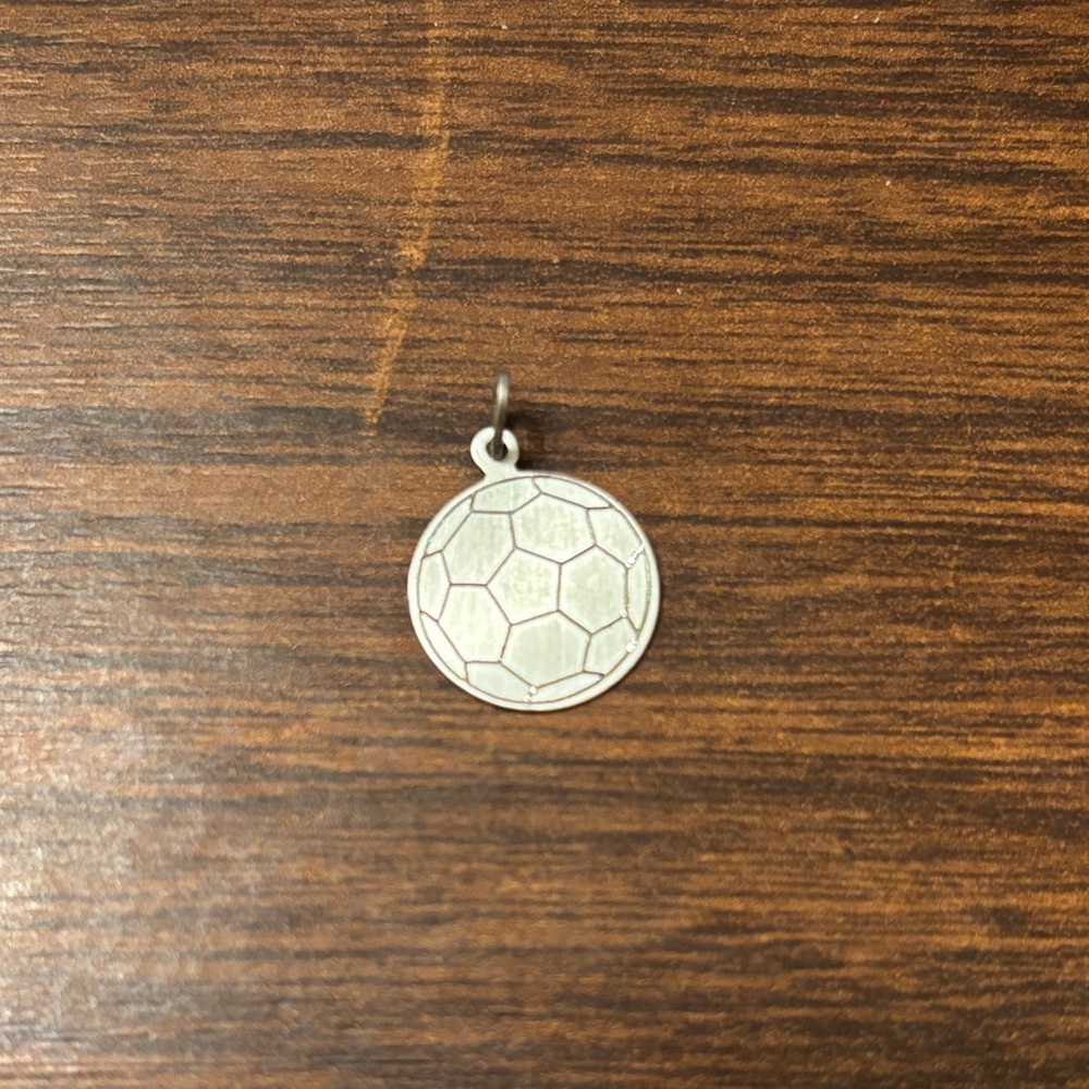 BEAU Sterling Silver Soccer Ball Pendant